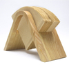Porte-filtre à café en bois de haute qualité support de stockage de papier filtre à café support en V en bois