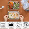 Vente en gros Adultes Enfants Leakproof Lunch Bento Box conteneur de stockage des aliments 304 Boîte à Lunch en Acier Inoxydable avec Couvercle