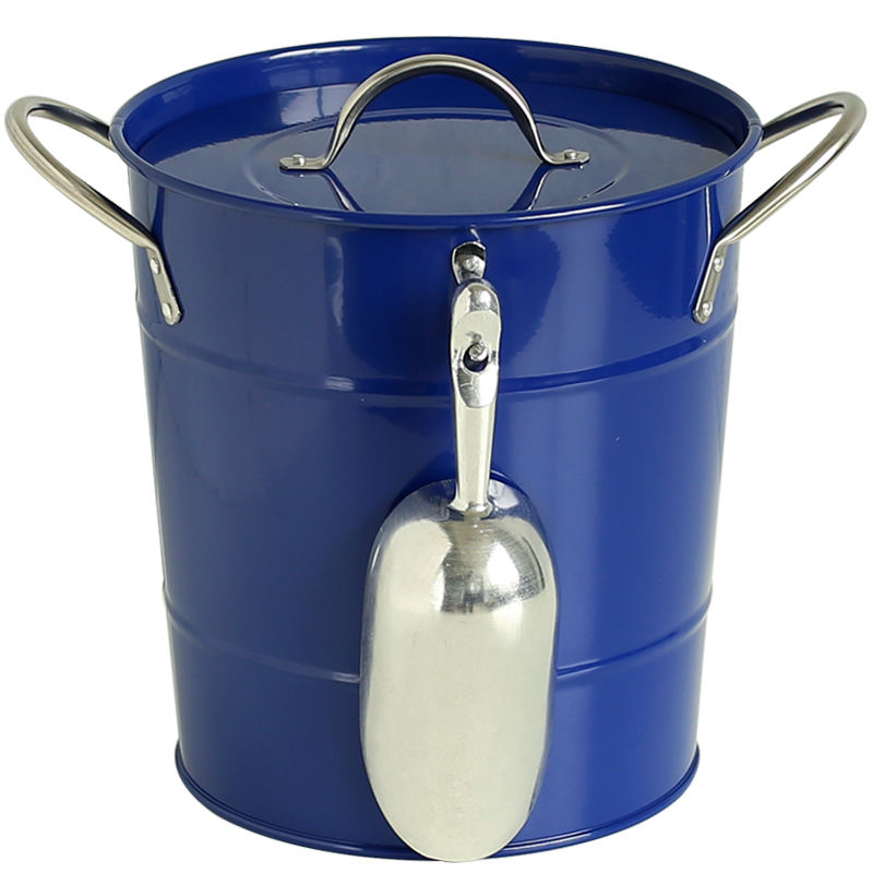 Seau à bière de glace de partie d'approvisionnement de barre seau à glace isolé d'acier inoxydable de double paroi pour la barre à la maison