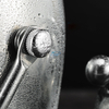 Seau à glace en acier inoxydable bière en gros conteneur de glaçons seau à glace Champagne avec bac d'égouttement et pinces