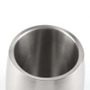 Seau à glace isolé à double paroi de 3 litres pour bar à cocktails Seaux à glace pour les fêtes Seau à glace en acier inoxydable extérieur et intérieur
