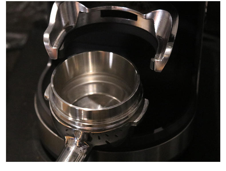 Entonnoir de dosage d'espresso de 58 mm, anneau de dosage en acier inoxydable compatible avec le porte-filtre/fond de machine à expresso de 58 mm