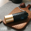 Mini moulin à café manuel portable en acier inoxydable avec manche en bois