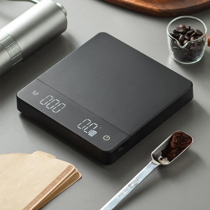 Balance à café goutte à goutte avec minuterie Portable électronique numérique café poids ménage goutte à goutte balance minuterie LCD balance électronique