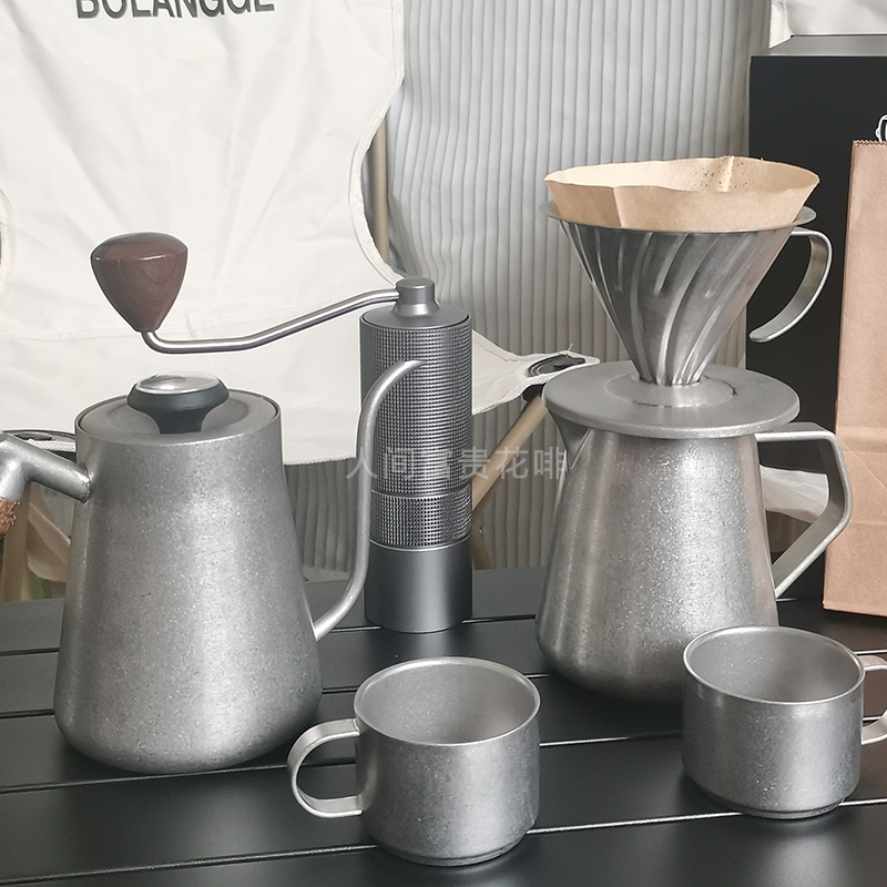 V60 service à café en céramique fraise moulin à café goutteur filtre bouilloire sac de voyage Kit cadeau Barista outils expresso café coffret cadeau