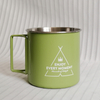 Camping tasse à eau en acier inoxydable 330ml tasse pliante Portable extérieure pour boisson froide bière café tasses en métal ensemble d'outils de café