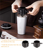 Filtre à café innovant en acier inoxydable 304 Verser sur le goutteur de café