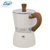 Meilleur Moka Pot En Alliage D'aluminium Coloré Espresso Maker Moka Pot Induction De Chaleur Disponible Poignée En Nylon