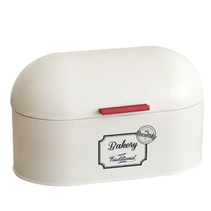 Accessoires de cuisine en métal de qualité alimentaire en acier inoxydable pain bac de rangement pain Toast boîte de stockage des aliments