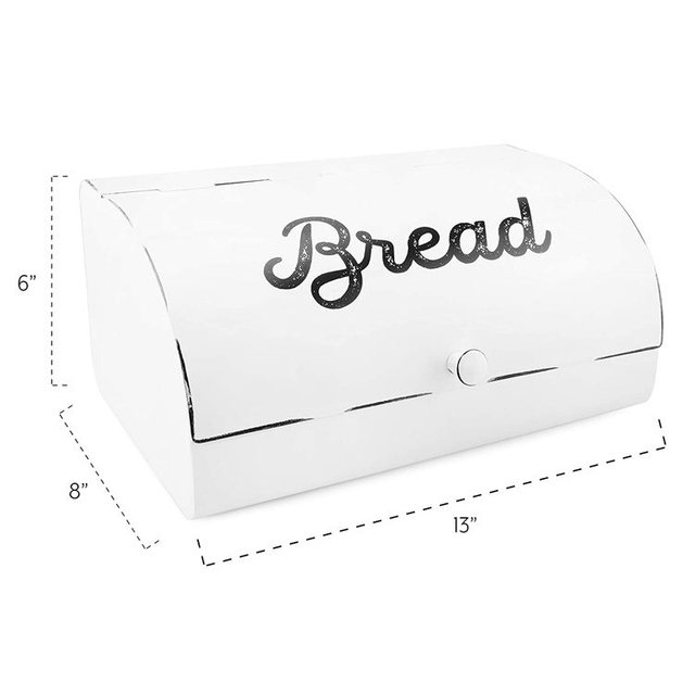Best-seller en acier inoxydable Pain Toast Box Conteneur De Stockage En Métal En Acier Inoxydable Alimentaire Bin Avec Couvercles