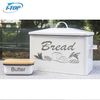 Usine Directe Personnalisée En Acier Inoxydable Pain Boîte De Rangement En Gros Unique Porcelaine Blanche Alimentaire Bin Cosmétique Boîte De Rangement Hermétique