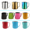 350 ml 600 ml Café Espresso Lait Moussant Pichet avec Échelles De Mesure Pot À Lait En Acier Inoxydable