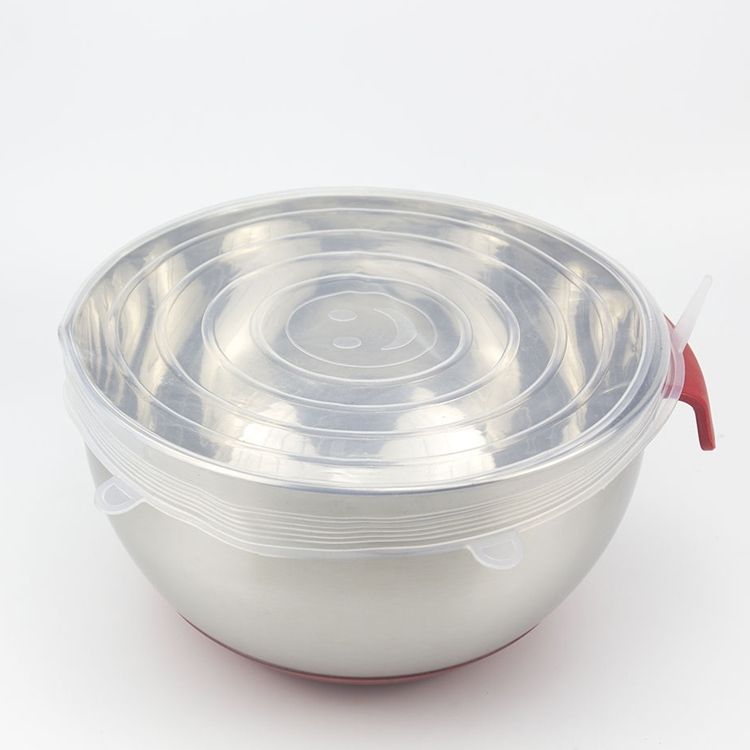 2022 nouveau design bol à salade Unique antidérapant bols à mélanger en acier inoxydable de grande capacité avec couvercles Aritight
