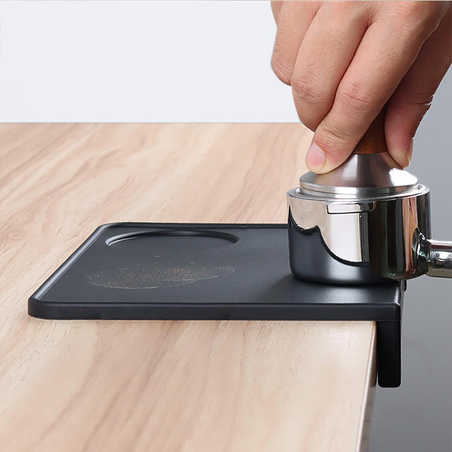 tapis de bourrage de café personnalisé avec tapis de bourrage en silicone