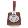 Café en bois Tamper Stand Stand Café Mesure Tamper Cuillère Mesure Tamper Noir Express Stand Café Cuillère