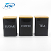Cylindre En Acier Inoxydable Maison Cuisine Thé Café Sucre Bocal De Stockage Ensemble Avec Couvercle Joint