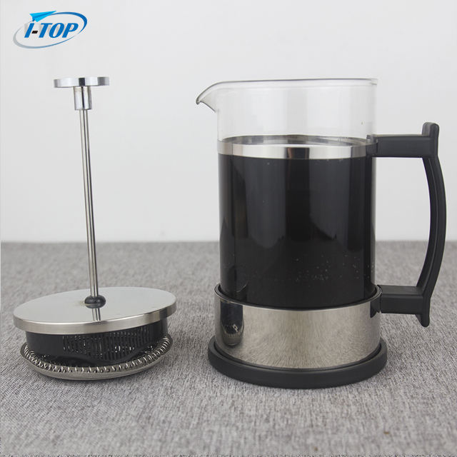 I-TOP GFP13 Échantillon GRATUIT 600 ml 800 ml 1000 ml prix bas livraison directe cafetière cafetière cafetière en verre inoxydable café presse française