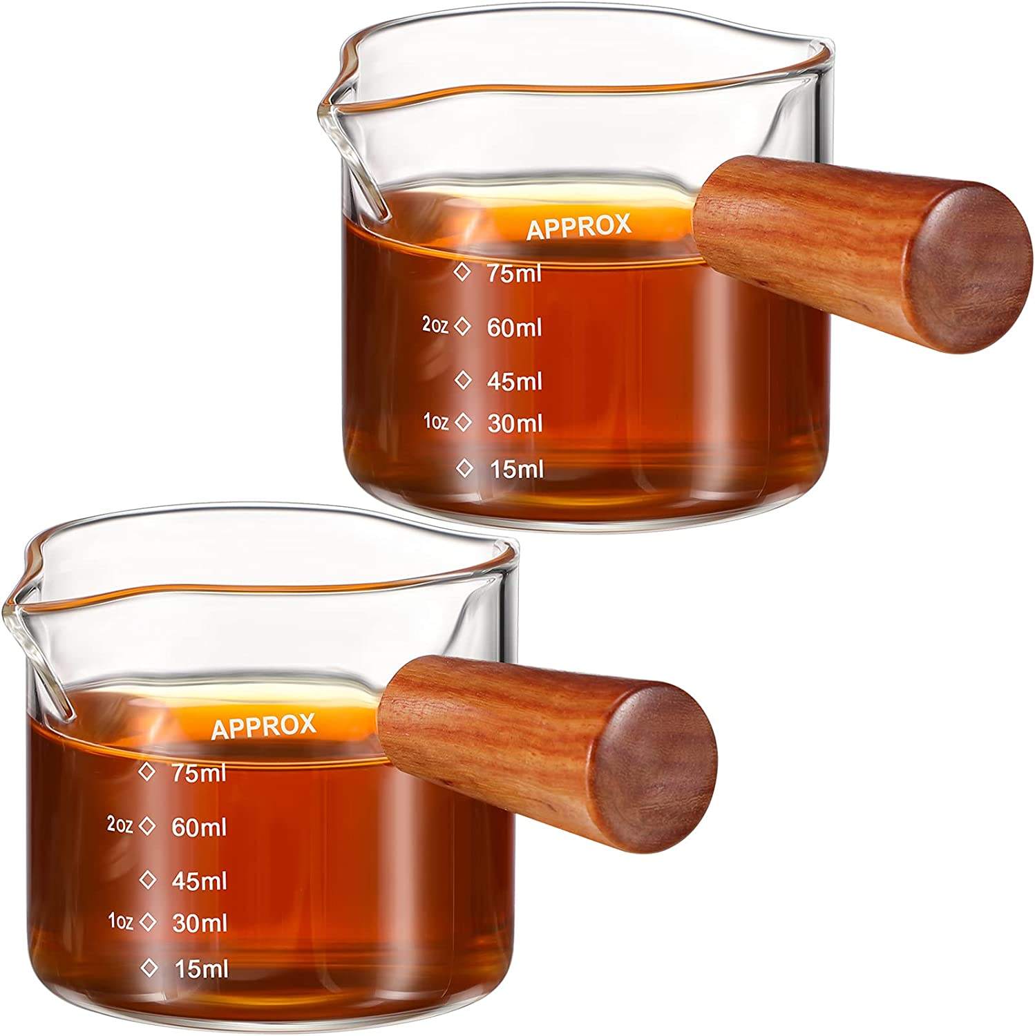 Transparent En Gros Petit Espresso Verre À Liqueur Creative Verre Café Thé Boissons Dessert Petit Déjeuner Lait Tasse En Verre