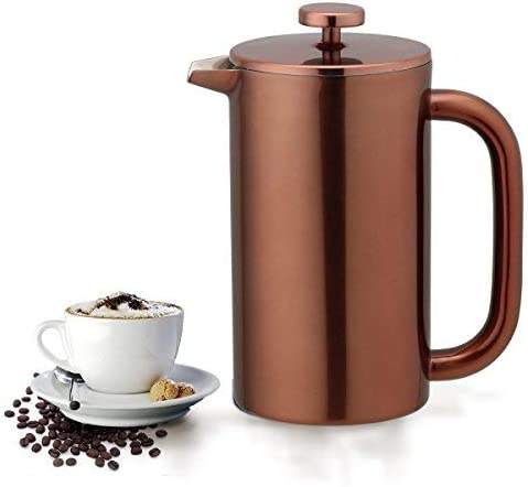 Machine à café française à double paroi en acier inoxydable de haute qualité