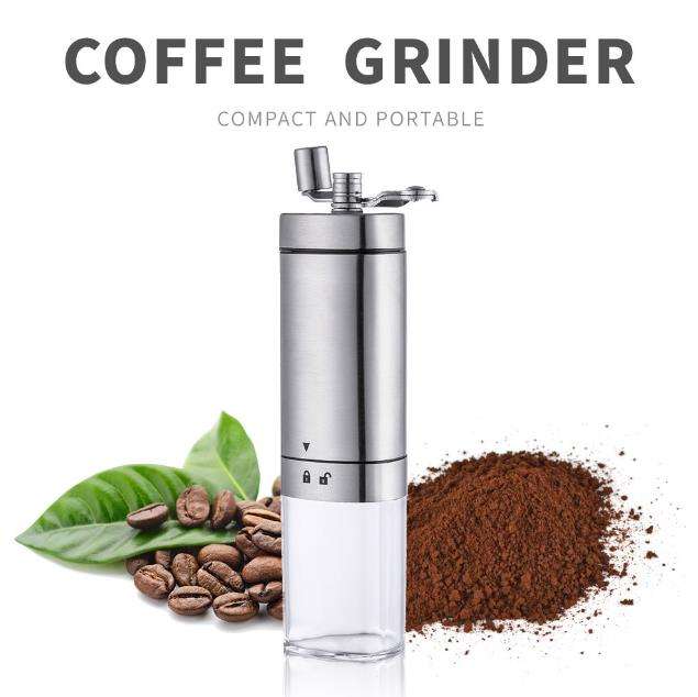 Acier inoxydable Réglable Céramique Goutte À Goutte Espresso Presse Française Mouture De Café À La Main