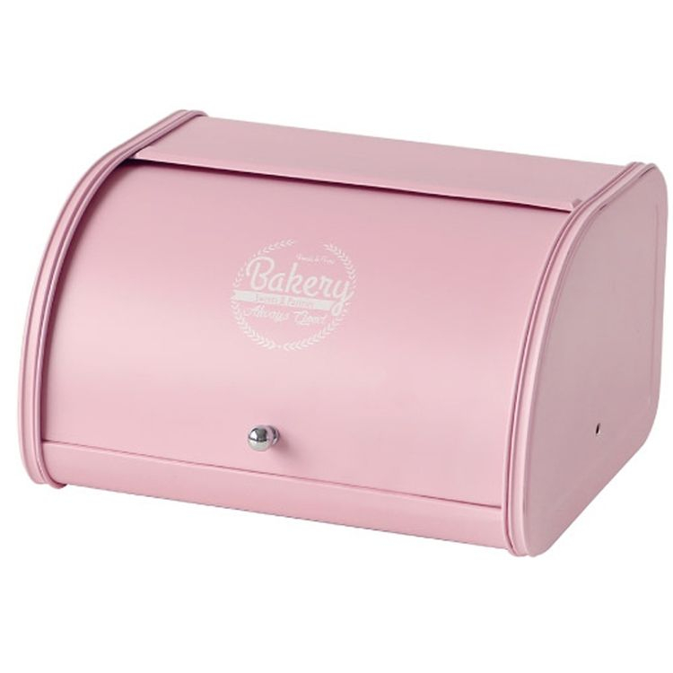 Accessoires de cuisine Design vintage en acier inoxydable Boîte de rangement pour pain mental Boîte de rangement pour boulangerie