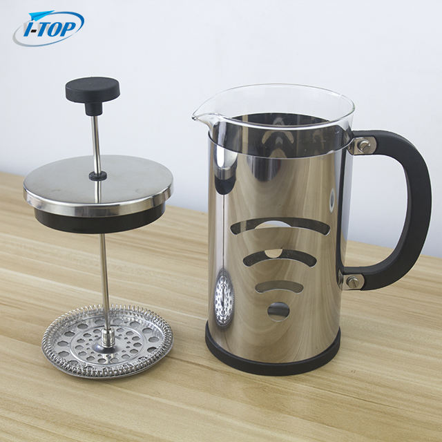 I-TOP GFP04 Top Qualité 350Ml Petite Presse Française En Verre Cafetière À Plongeur Cafetière