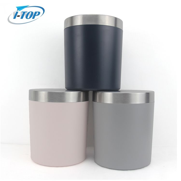 Pots de stockage scellés créatifs en acier inoxydable ménager ensemble de bidons en métal de café de sucre de thé