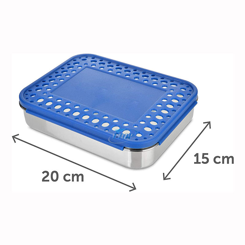Boîte à lunch résistante aux fuites en acier inoxydable pour enfants sans BPA avec logo personnalisé avec loquets