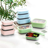 Vente en gros Adultes Enfants Leakproof Lunch Bento Box conteneur de stockage des aliments 304 Boîte à Lunch en Acier Inoxydable avec Couvercle