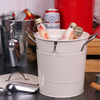 Seau à bière de glace de partie d'approvisionnement de barre seau à glace isolé d'acier inoxydable de double paroi pour la barre à la maison