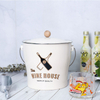 Amazon offre spéciale refroidisseur de boisson de fête à Double paroi en acier inoxydable seau à glace à champagne isolé avec poignée