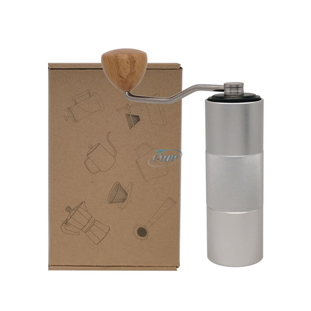 Moulin à expresso pratique pour l'extérieur en acier inoxydable