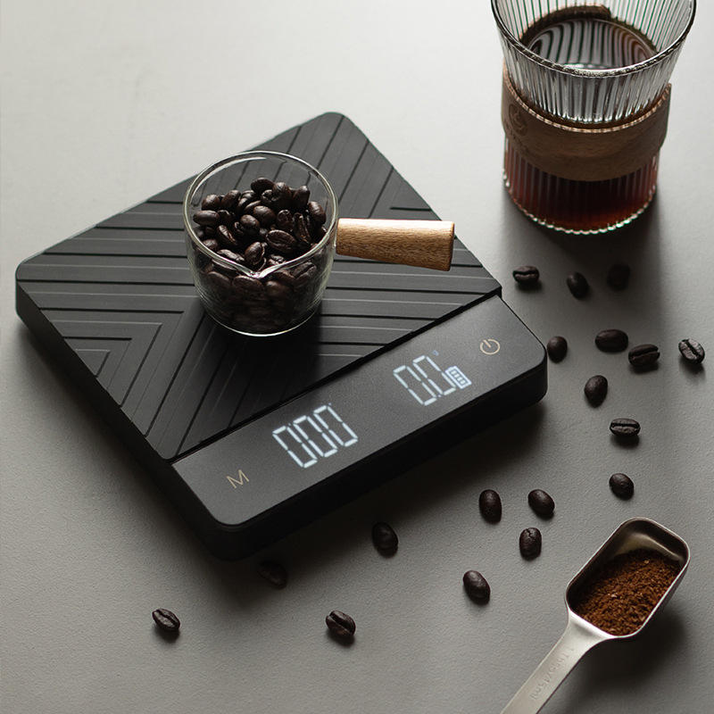 Balance à café goutte à goutte avec minuterie Portable électronique numérique café poids ménage goutte à goutte balance minuterie LCD balance électronique