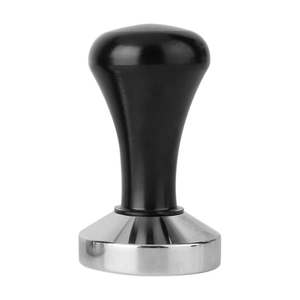 Espresso Tamper Set 51mm-58mm Flat Base Professional Barista Espresso Noir En Alliage D'aluminium Café Tamper