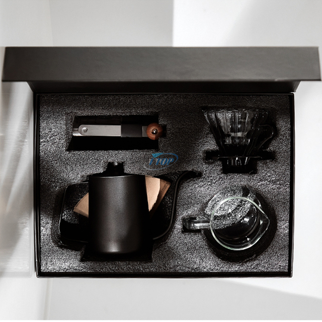 Brewista V60 Hand Drip Coffee Grinder Gift Set Verser sur la bouilloire Valise à café