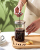 Vente directe d'usine cafetière en verre borosilicaté épaissi résistant à la chaleur de haute qualité