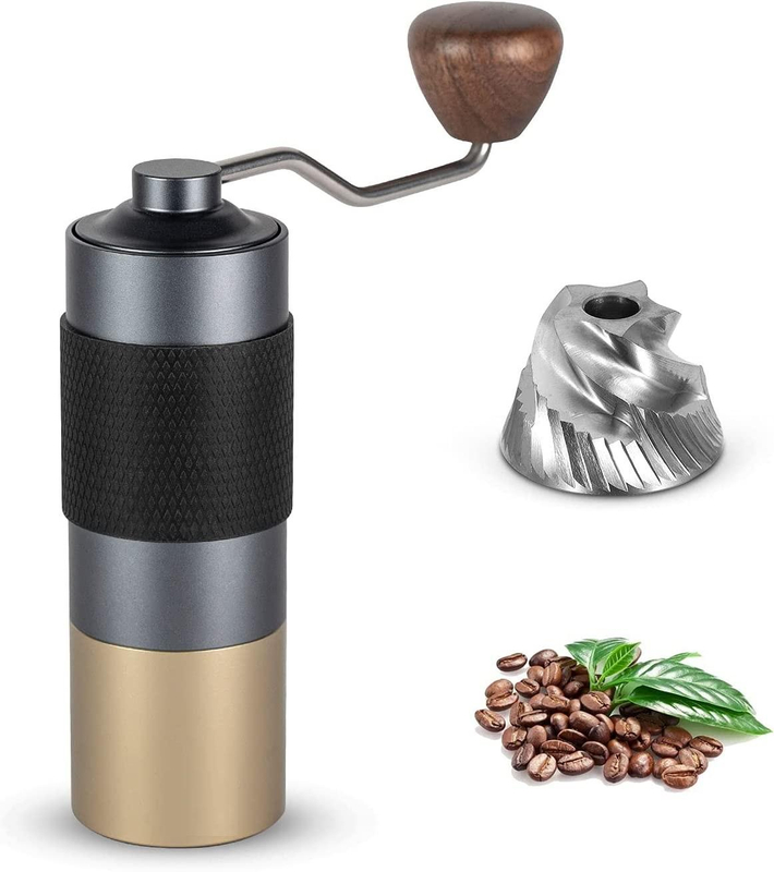 Meilleur moulin à café à main réglable en acier inoxydable Portable manuel moulin à café moulin à café