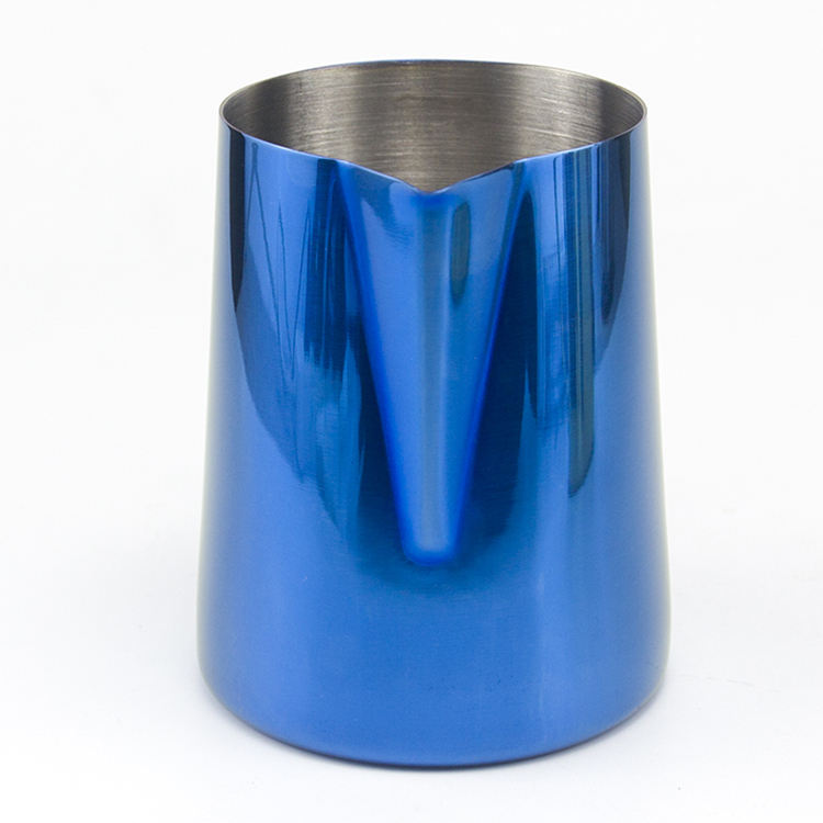 Usine personnalisée Barista 350ml 600ml 900ml en acier inoxydable pot à lait moussant tasse métal café expresso pichet à lait à la vapeur