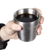 tasse en acier inoxydable de camping de bière de café d'eau extérieure pour la randonnée de voyage