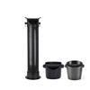 Knock Box pour Espresso Grounds, Commercial Floor Standing Barista Absorbant Knockbox avec Base Antidérapante Amovible