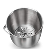 Usine directe en gros 1.3L en acier inoxydable Mini argent Double paroi fête vin Vintage champagne seaux à glace avec couvercle