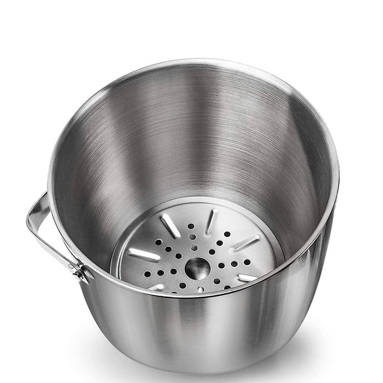 Usine directe en gros 1.3L en acier inoxydable Mini argent Double paroi fête vin Vintage champagne seaux à glace avec couvercle