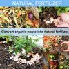Poubelle à compost en acier inoxydable à usage domestique