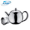 1L 1.5L Théière Argent En Acier Inoxydable Cafetière avec Filtre Oeuf Grande Capacité Théière