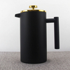 Presse à café 350/800/1000/1500 ml Passe au lave-vaisselle Double paroi en acier inoxydable Presse française Cafetière