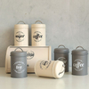 Bocaux de stockage hermétiques pour aliments ronds de qualité supérieure Coffret à biscuits en acier inoxydable Coffret à thé Sucre Récipient pour aliments avec couvercle