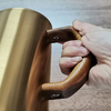 Nouvelle tendance Camping verre main café piston voyage Portable pressage en acier inoxydable presse française cafetière