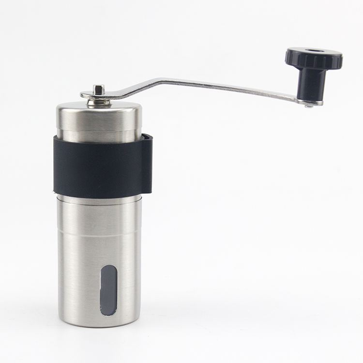 Moulin à café manuel réglable en acier inoxydable pratique