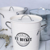 Seau à glace de Champagne de boisson de Style campagnard seau à glace isolé d'acier inoxydable de Double paroi pour refroidir la bière