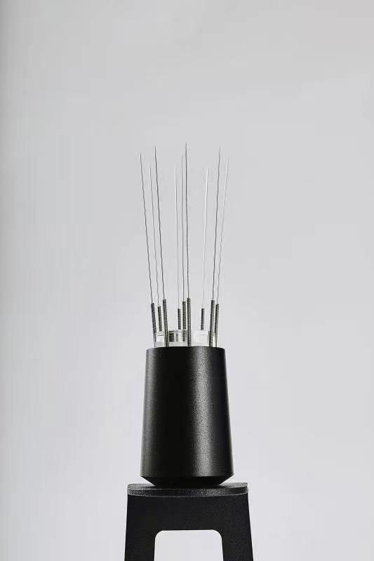 Agitateur à café en acier inoxydable Espresso Power WDT Tools Distributeur d'aiguilles magnétiques à café